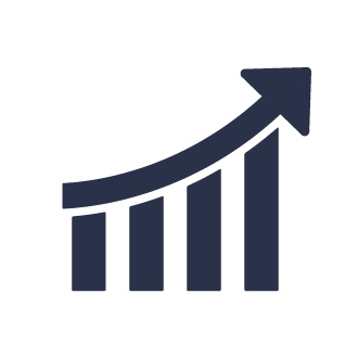 icon of a graph going up to represent improve performance
