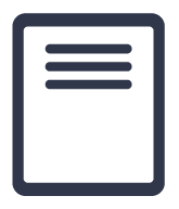 document with text icon