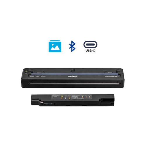 Brother portable printer with bluetooth & USB-C connection