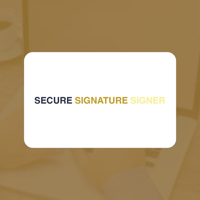 Secure signature signer software logo